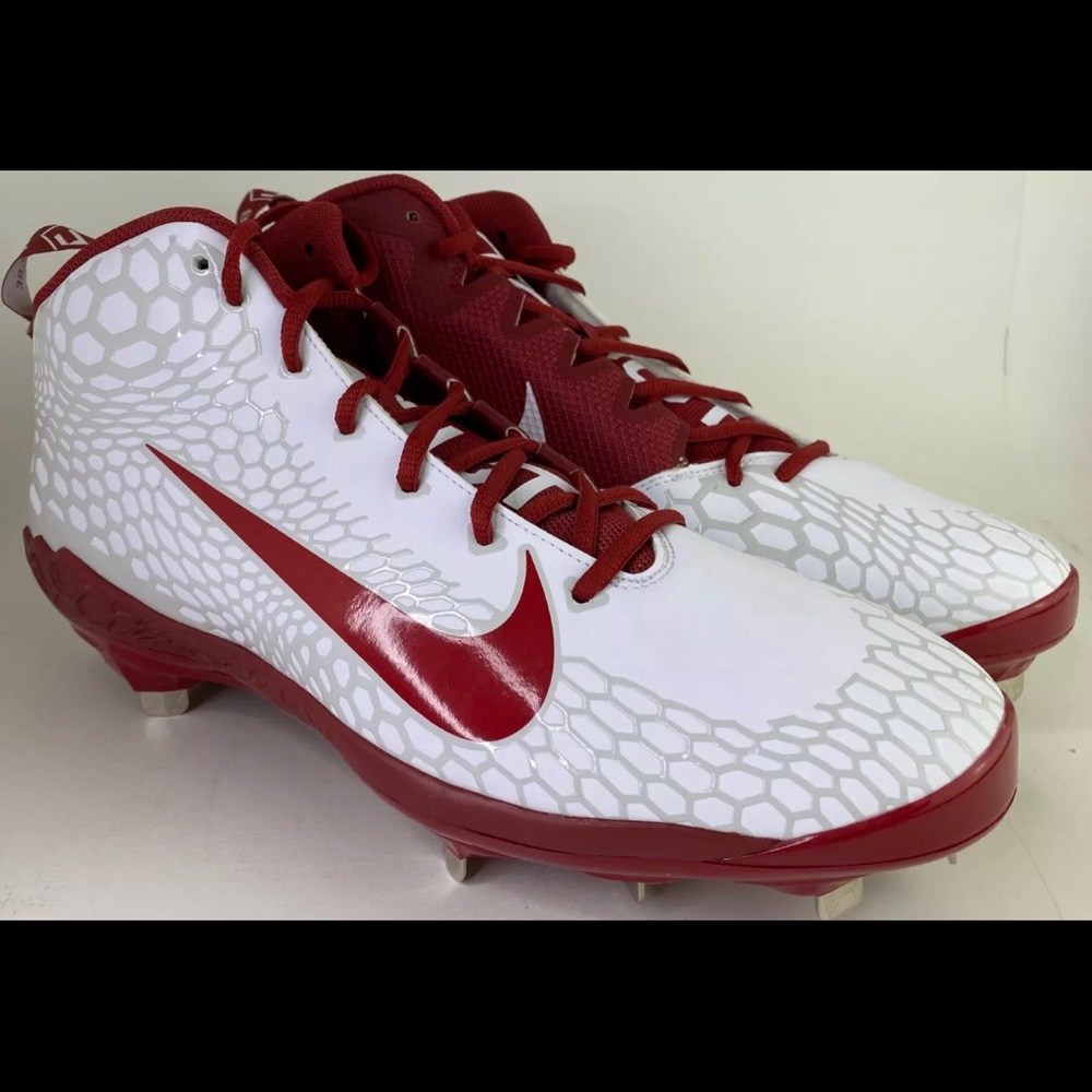 Nike Force Zoom Trout V Baseball Cleats Metal Sz15